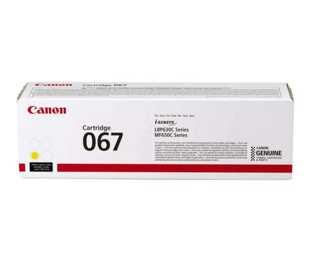 Canon CLBP 067 żółty do 1250 str. - 1208967 - zdjęcie
